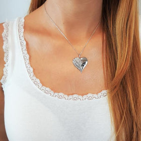 A Piece of My Heart Has Wings .925 Pendant Type 2