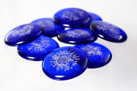 Indigo Sharing Stones with Cremation Ash