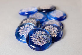 Cobalt Sharing Stones with Cremation Ash