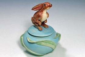 handmade Bunny Urn