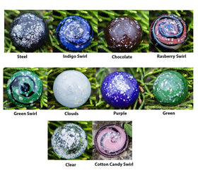 Half Moon Window Charm with Cremains Infused Cabochon