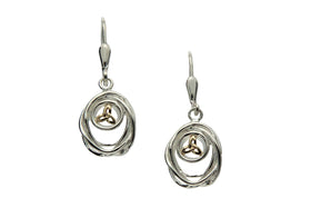 Cradle of Life Ripple Memorial Earrings