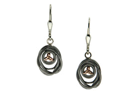 Cradle of Life Ripple Memorial Earrings