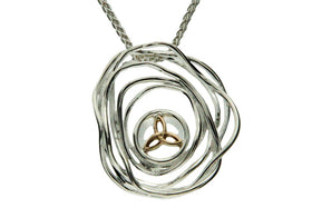 Cradle of Life Ripple Memorial Necklace