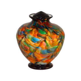 Glass Urn for Ashes of person