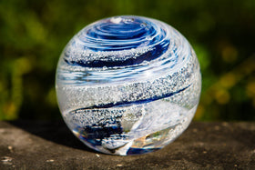 Sparkle Paperweight with Infused Cremains