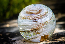 Sparkle Paperweight with Infused Cremains