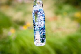 Glass Suncatcher with Cremation Ash