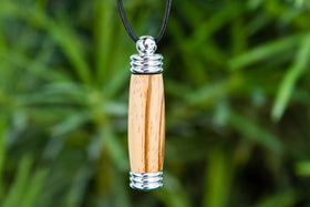 Cherry Wood Keepsake Pendant