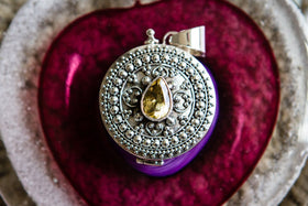Sterling Silver Keepsake Locket For Cremains from People and Pets