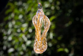 Forget Me Knot Suncatcher with Cremains
