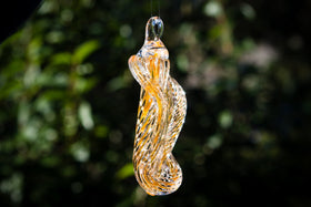 Forget Me Knot Suncatcher with Cremains