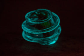 Glow in the Dark Green Planet with Cremains