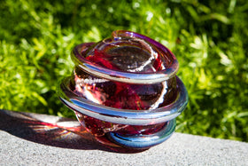 Red Metal Planet with Cremains