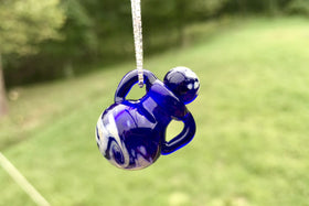 Tiny Glass Bottle Urn Necklace For Cremation Ashes