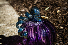 Glass Pumpkin with Infused Cremains