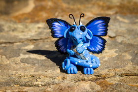 Butterfly Dragon with Sterling Silver Keepsake Urn