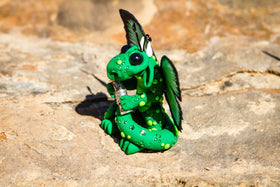 Butterfly Dragon with Sterling Silver Keepsake Urn