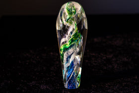 Glass Pillar with Cremation Glass