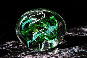 Bold Soul Window - Glass Art with Cremains