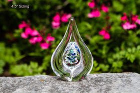 Flame Drop with Cremains - Free Shipping