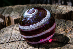 Amethyst Gold Orb with Cremains