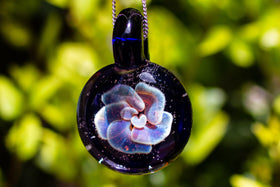 Translucent Flower Pendant