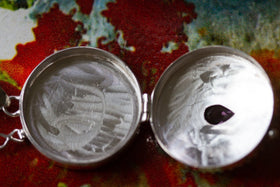 Sterling Silver Keepsake Locket For Cremains from People and Pets