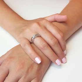 Presence of Angels Sympathy Ring .925 Silver