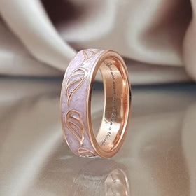 An Angel's Thought Sympathy Ring .925 Silver
