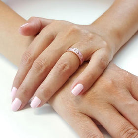 An Angel's Thought Sympathy Ring .925 Silver