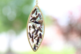 cremation jewelry lariat necklace with cremation ashes