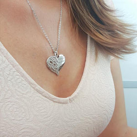 Our Love Will Live On .925 Heart Pendant