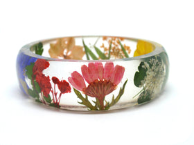 Wildflower Bracelet with Infused Cremation Ash
