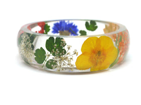 Wildflower Bracelet with Infused Cremation Ash