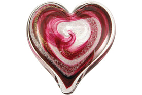 Golden Rose Giant Heart with Cremains