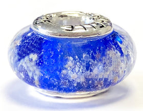 Pandora Compatible Glass Bead with Cremains