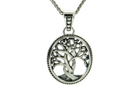 Petite Silver Tree of Life Sympathy Necklace