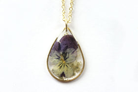 teardrop cremation jewelry necklace