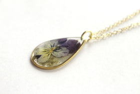 teardrop cremation jewelry necklace