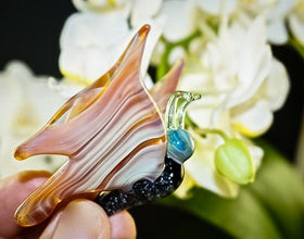 amber-glass-butterfly-with-infused-cremation-ash