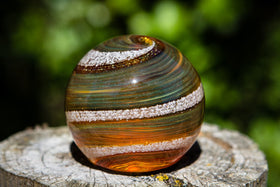 Golden Dew Orb with Cremains