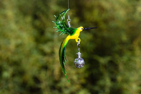 Bee Eater Bird with Silver Keepsake for Ashes