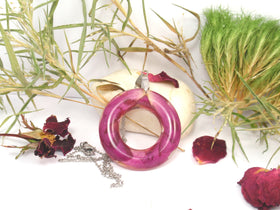 Funeral Flower Halo Pendant - Free Shipping