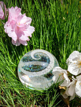 Eternal Diamond Orb with Cremains