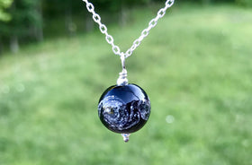 Cosmic Swirl Memorial Pendant