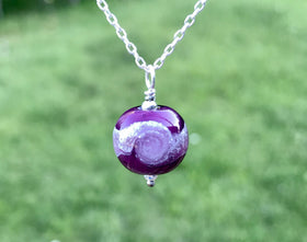 Cosmic Swirl Memorial Pendant