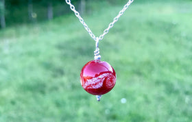 Cosmic Swirl Memorial Pendant