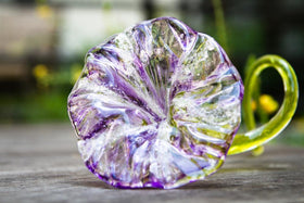 ashes into glass memorial flower