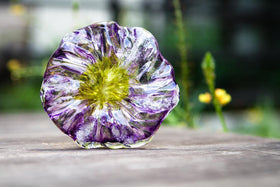 ashes into glass memorial flower
